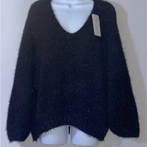 Chic Black V-Neck Sweater